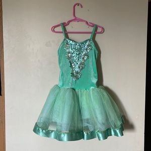 Mint green ballet costume